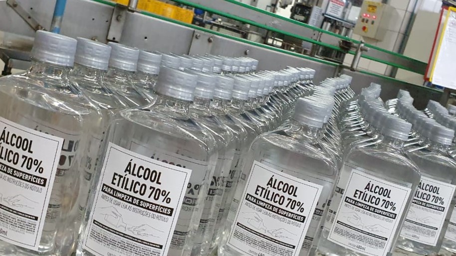 E-commerce da Diageo doará álcool 70% para instituições do Ceará em parceria com a Cruz Vermelha