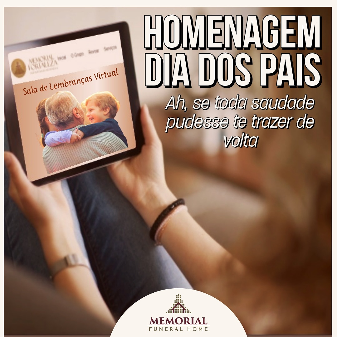 Rede Memorial Fortaleza apresenta sala virtual para homenagear pais e entes queridos falecidos