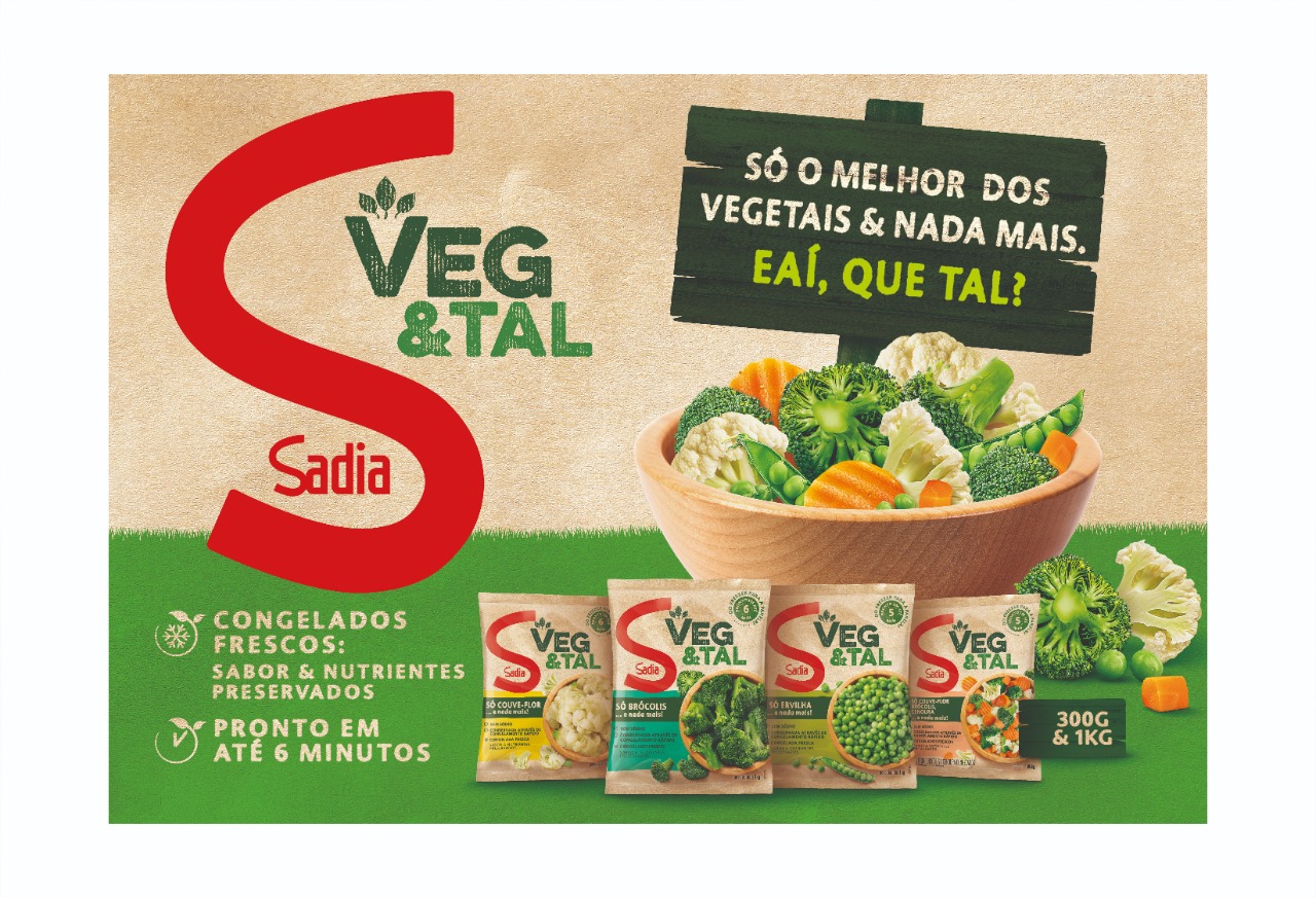 Sadia aposta em Linha Veg&Tal para diferentes tipos de dietas