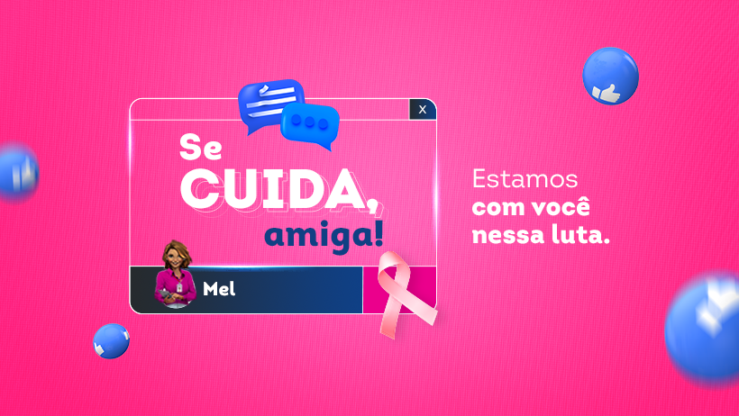 Multiplay utiliza atendente virtual como garota-propaganda das campanhas Outubro Rosa e Novembro Azul