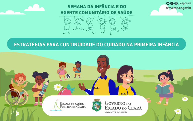 Escola de Saúde pública promove Semana da Infância e do Agente Comunitário de Saúde