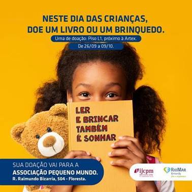 Campanha arrecada livros e brinquedos para doação no Dia das Crianças