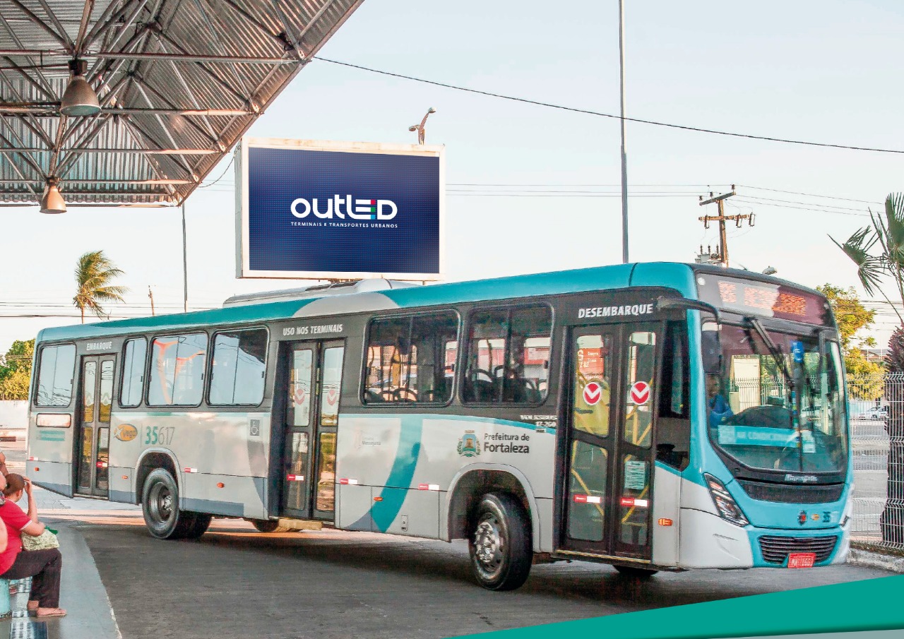 Outled aposta em mídia out of home nos terminais e transportes coletivos de Fortaleza