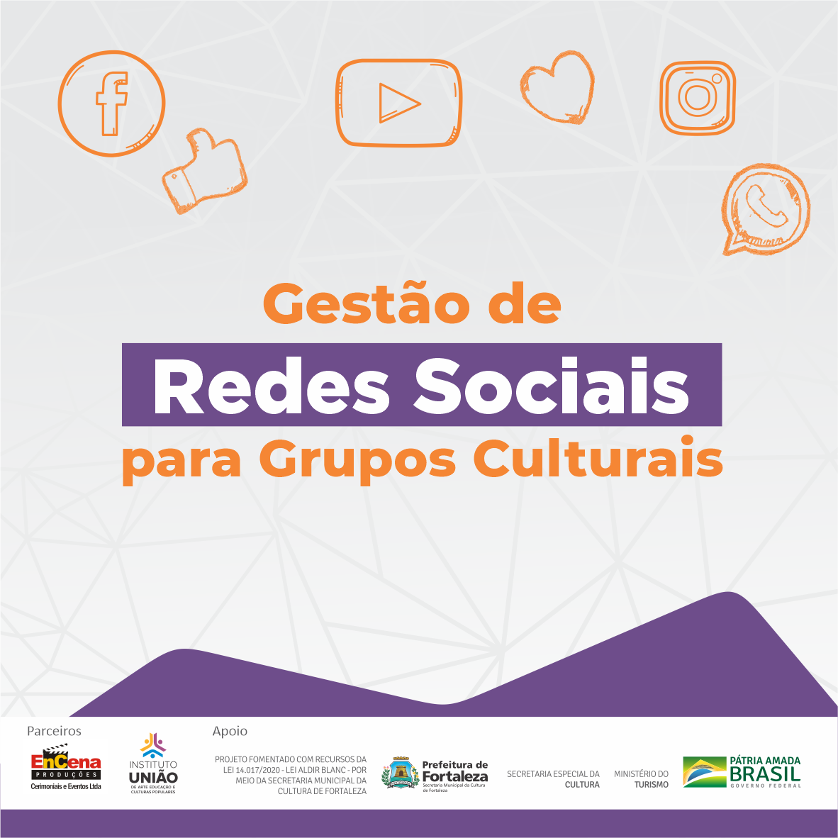 Inicia hoje o curso on-line de Gestão de Redes Sociais para Grupos Culturais