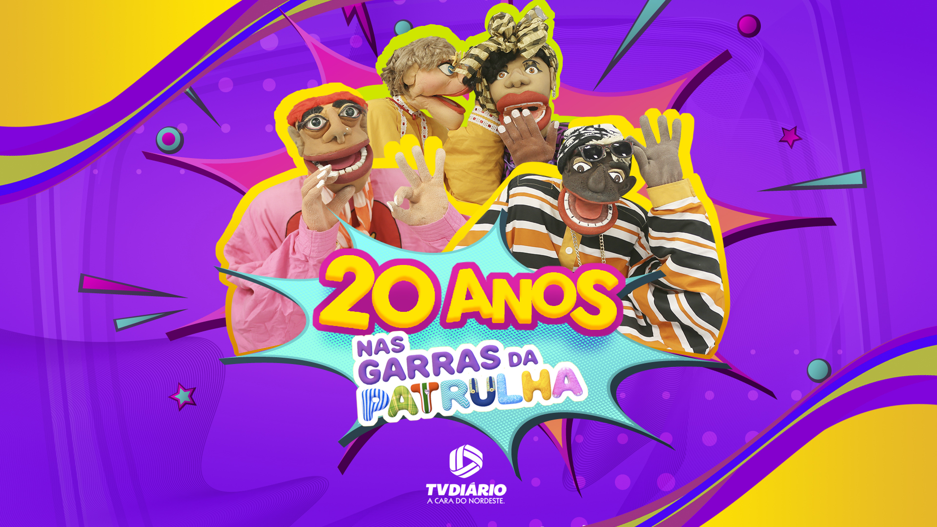 Programa especial celebra os 20 anos do humorístico “Nas Garras da Patrulha”