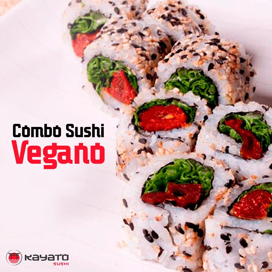 Kayato Sushi delivery vem sempre inovando e lança cardápio vegano