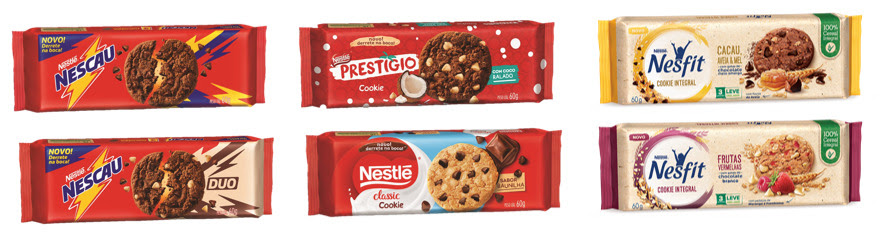 Nestlé traz novos cookies com marcas consagradas