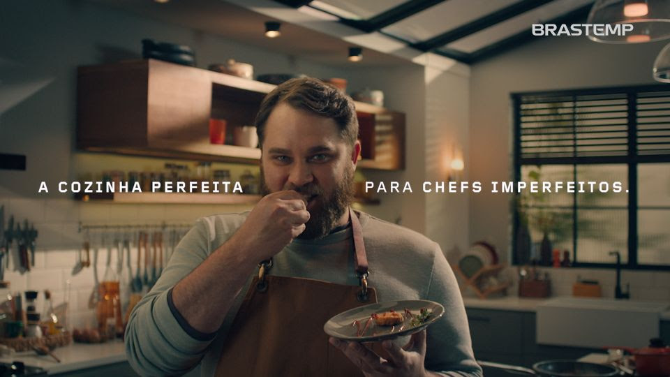 Brastemp lança nova campanha e incentiva o consumidor a ‘ser o chef que quiser ser’