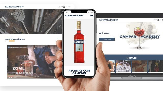 Campari Academy lança hub digital de mixologia com módulos de formação para bartenders e conteúdo básico aberto ao público