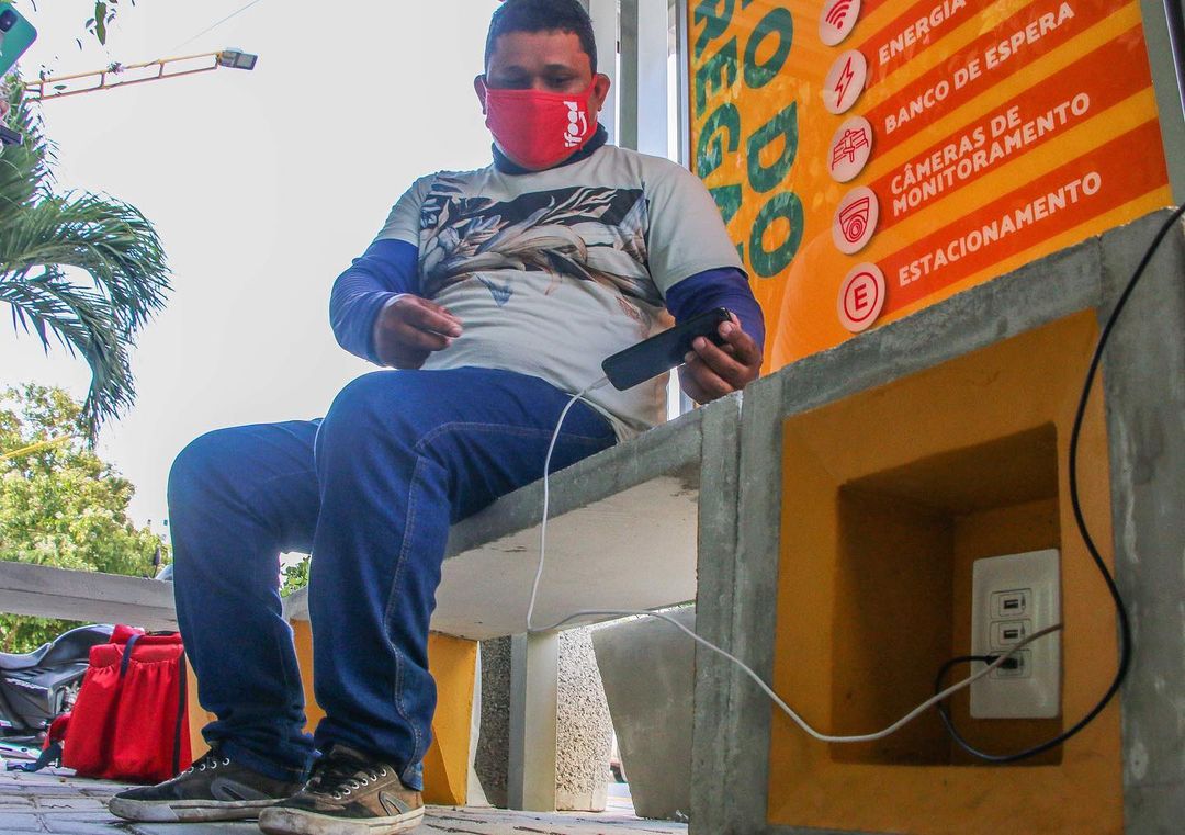 Mob é a fornecedora do primeiro ponto do entregador em Fortaleza