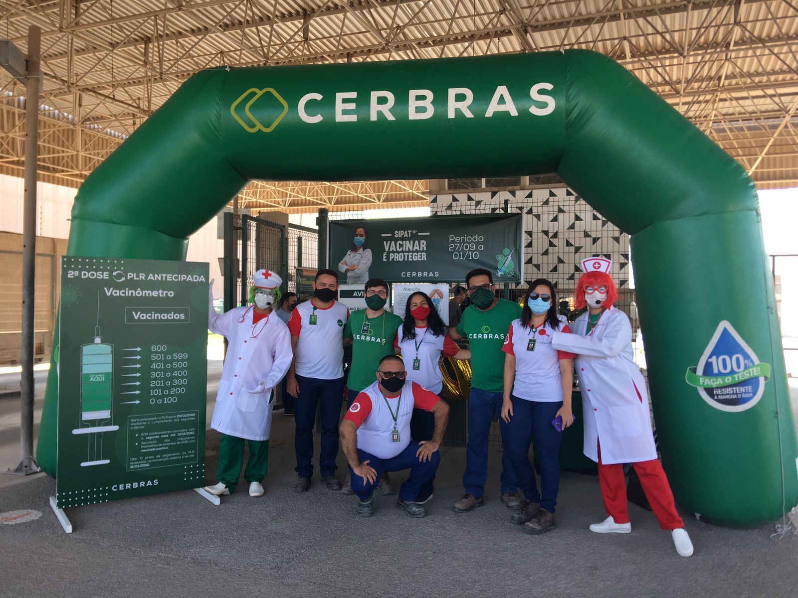 Cerbras realiza semana da SIPAT, com ações de incentivo a vacinação, cuidados com a saúde e segurança