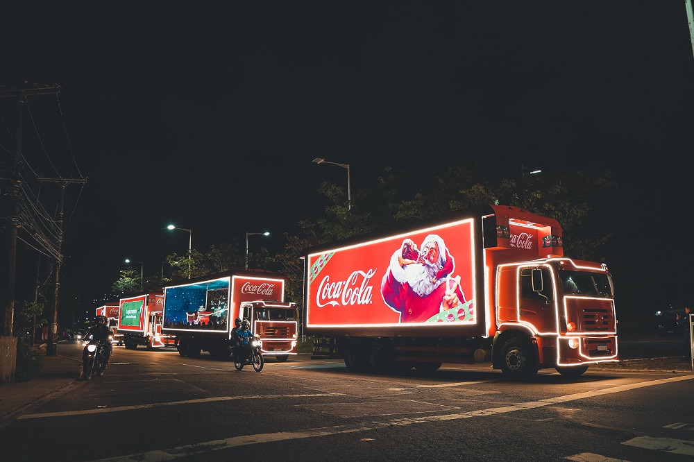 Solar Coca-Cola promove ações de Natal em diversos pontos de Fortaleza