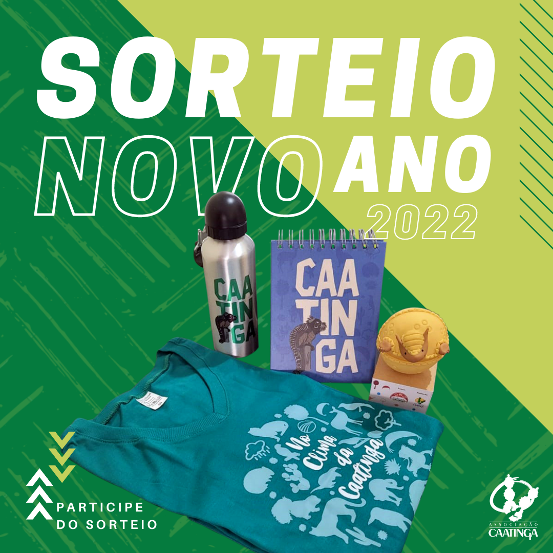 ‘Sua nota tem valor’: Associação Caatinga sorteia brindes para participantes que escolhem a entidade no programa