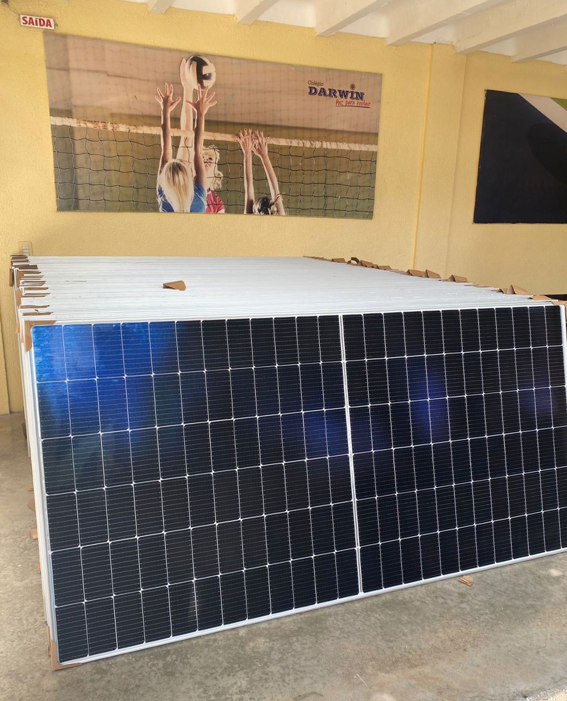 Colégio Darwin investe em placas solares e se torna autossuficiente na geração de energia