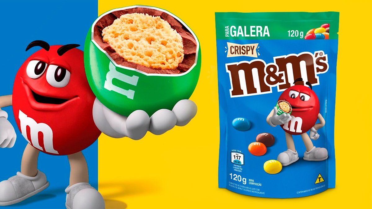 Surpreenda nesta Páscoa com a nova versão de M&M’S®️ Crispy