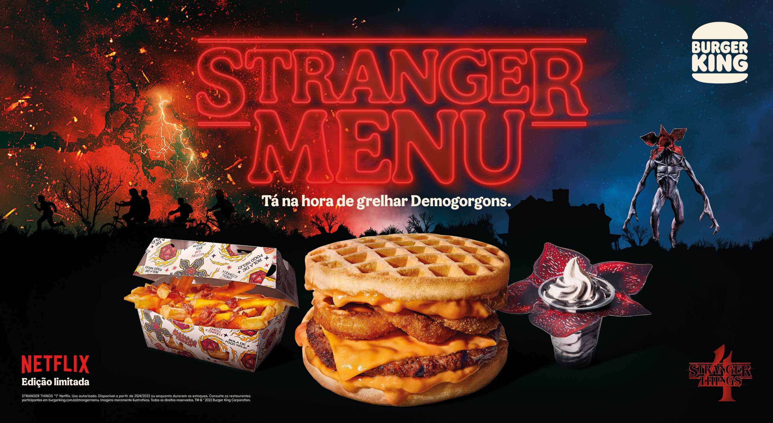 Burger King lança Stranger Menu