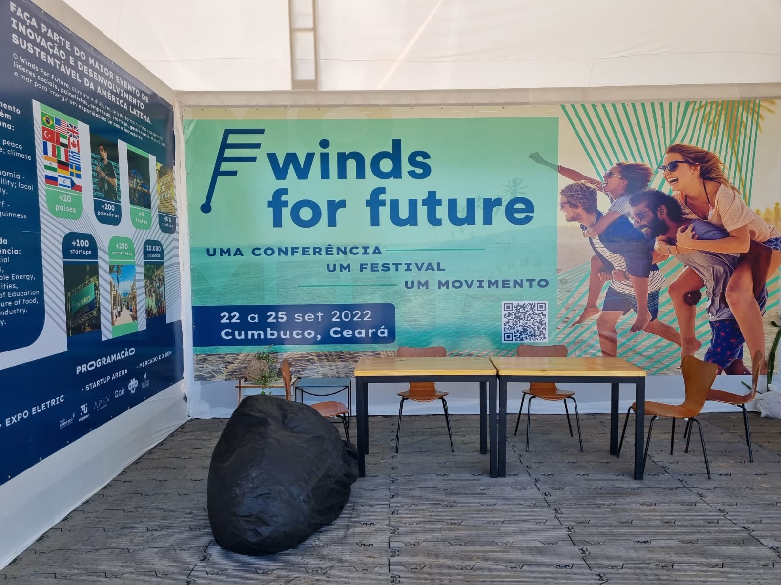 Winds For Future marca presença do DFB Festival com stand de tecnologia e sustentabilidade