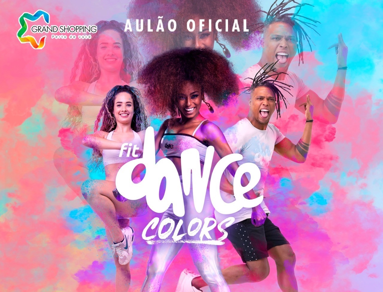 Grand Shopping realiza Aulão FitDance Colors com instrutores oficiais 