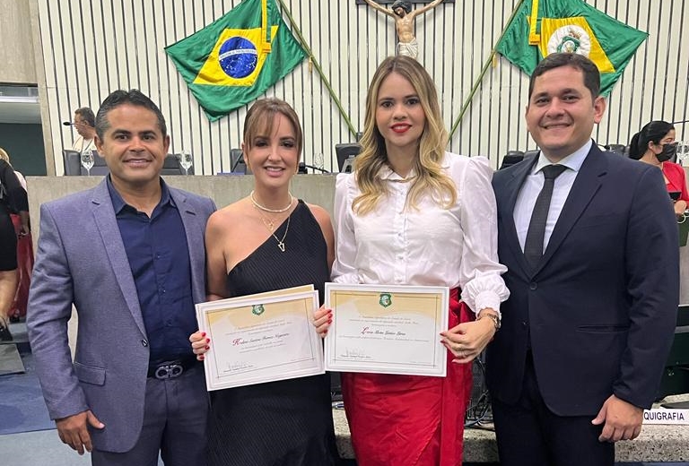 Dermatologista Kaline Ferraz recebe homenagem na Assembleia Legislativa