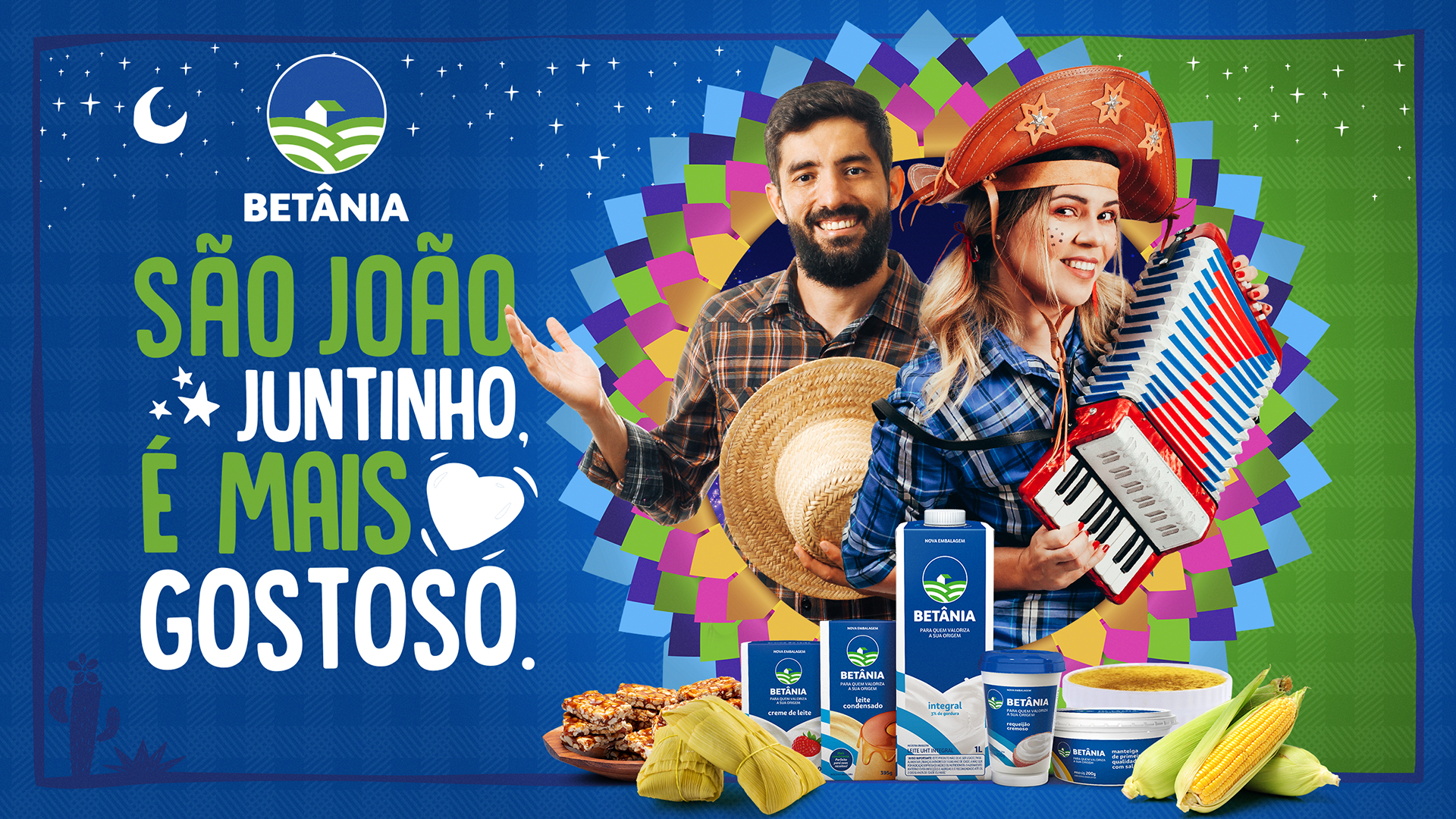 Betânia celebra o retorno das festas juninas com a campanha “São João juntinho é mais gostoso”