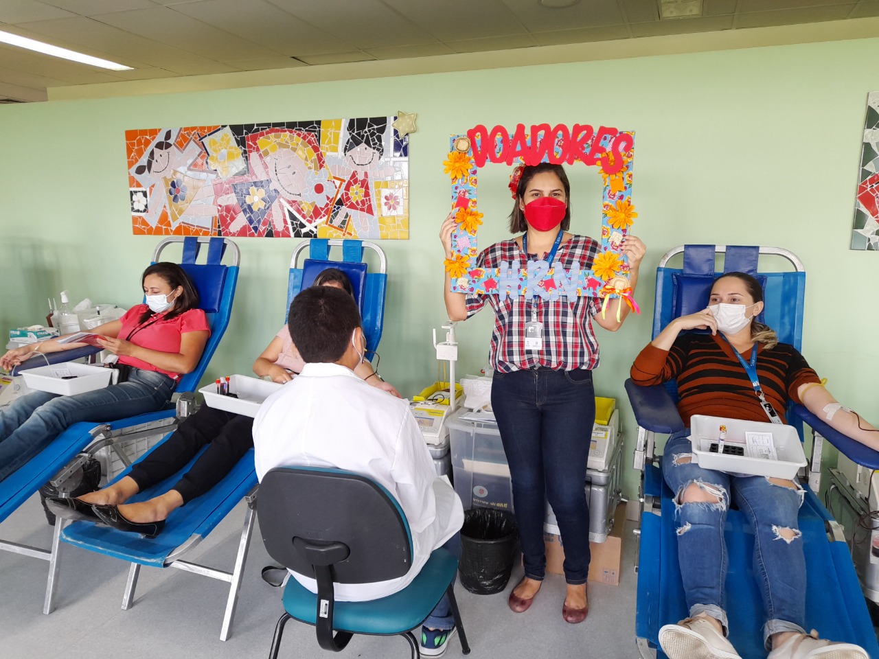 “Arraiá dos doadores” do HRN supera expectativas e alcança 184 bolsas de sangue