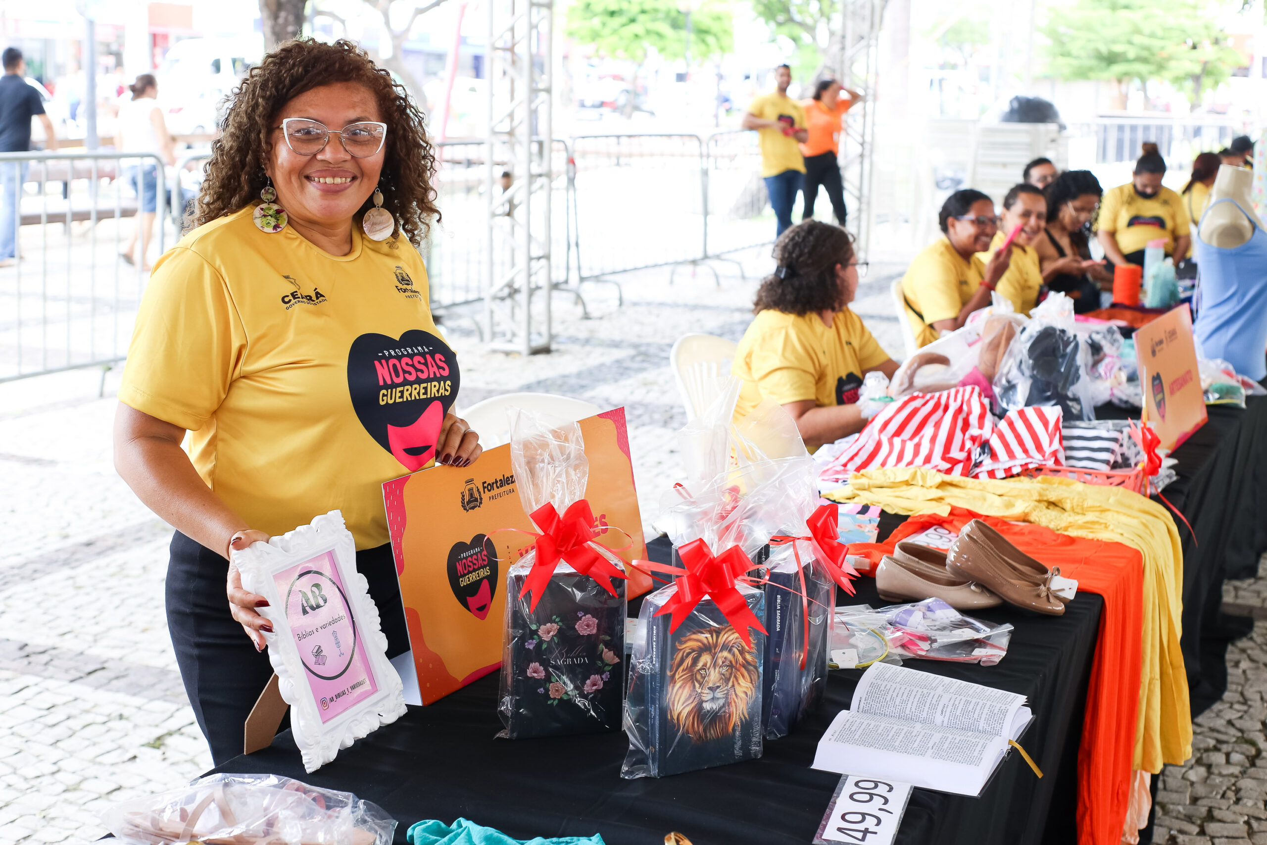 Empreendedoras do Programa Nossas Guerreiras participam da Feira Criativa Babado Coletivo