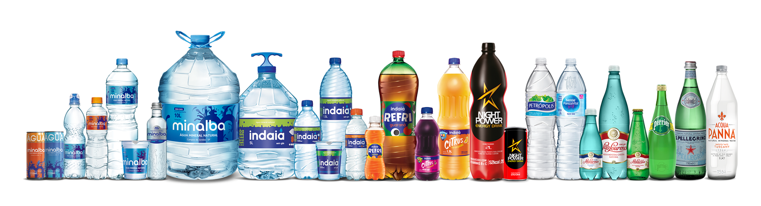 Pesquisa indica Minalba Brasil como líder de mercado na categoria de água mineral no Brasil e destaque na categoria de refrigerantes