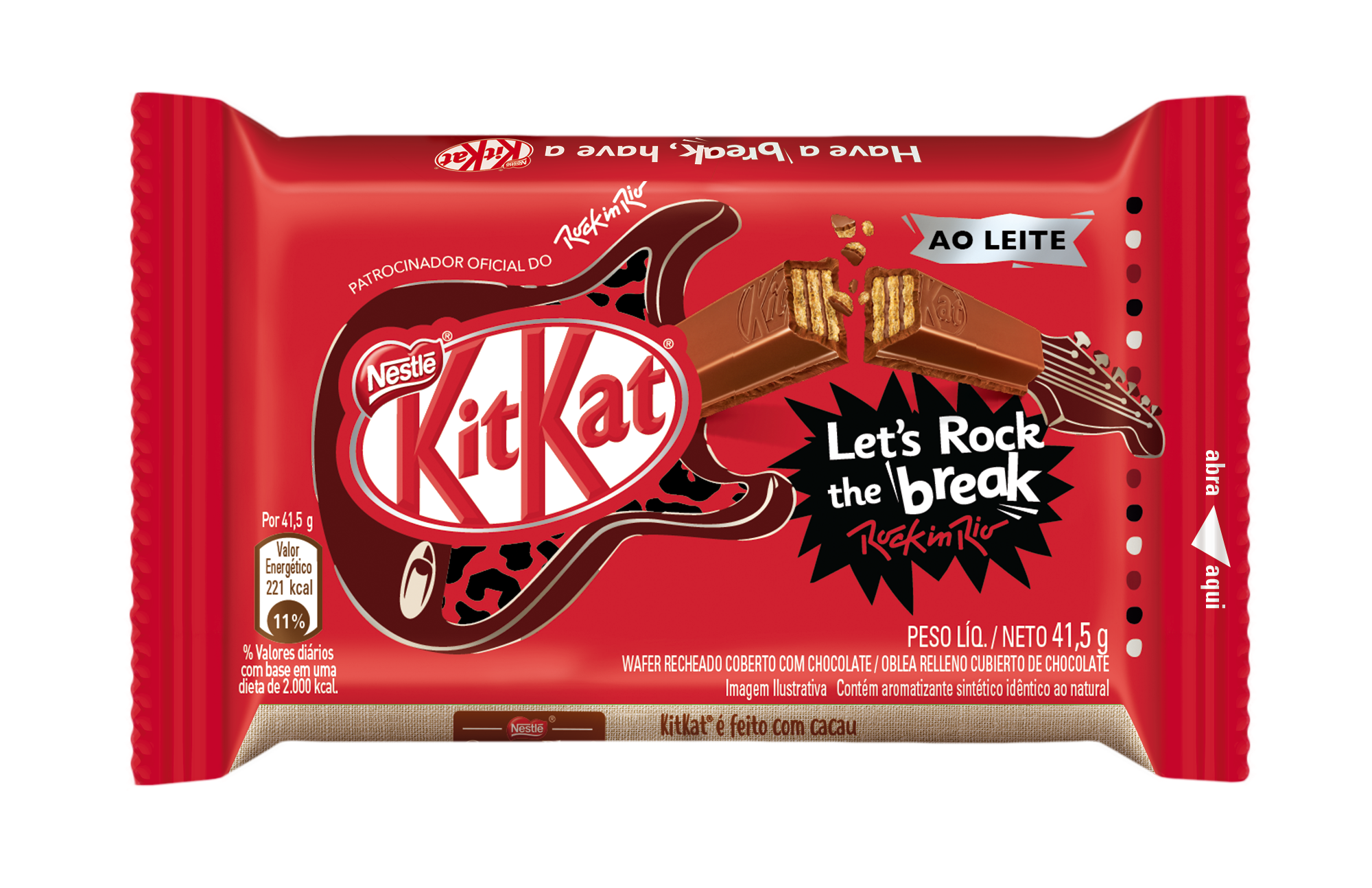 KITKAT® lança embalagem especial para o Rock in Rio Brasil 2022