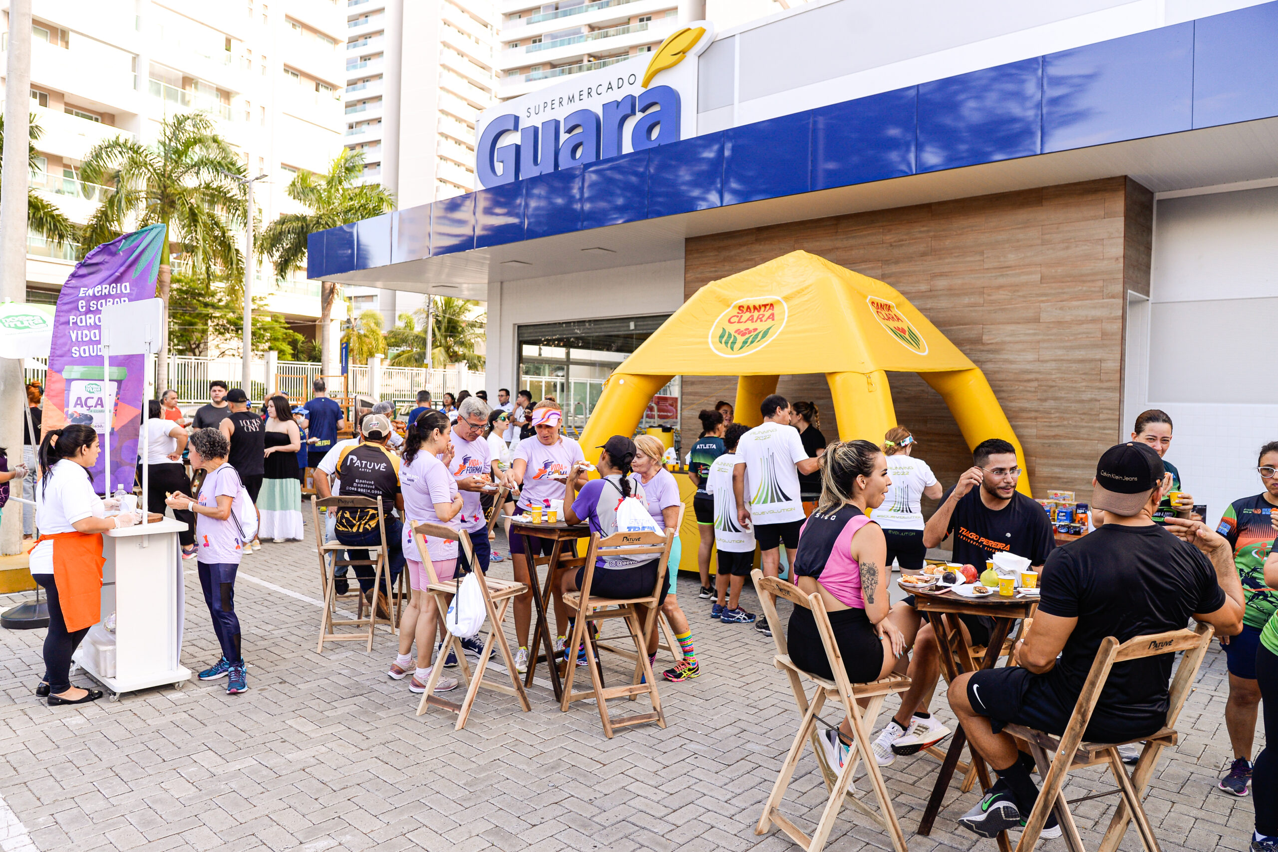 Supermercado Guará recebe 300 corredores em super treino na unidade Luciano Cavalcante