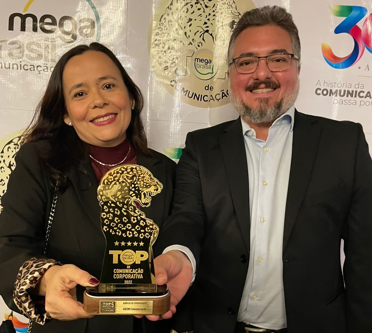 AD2M conquista 1º lugar no Prêmio TOP Mega Brasil – categoria Agência de Comunicação/Nordeste