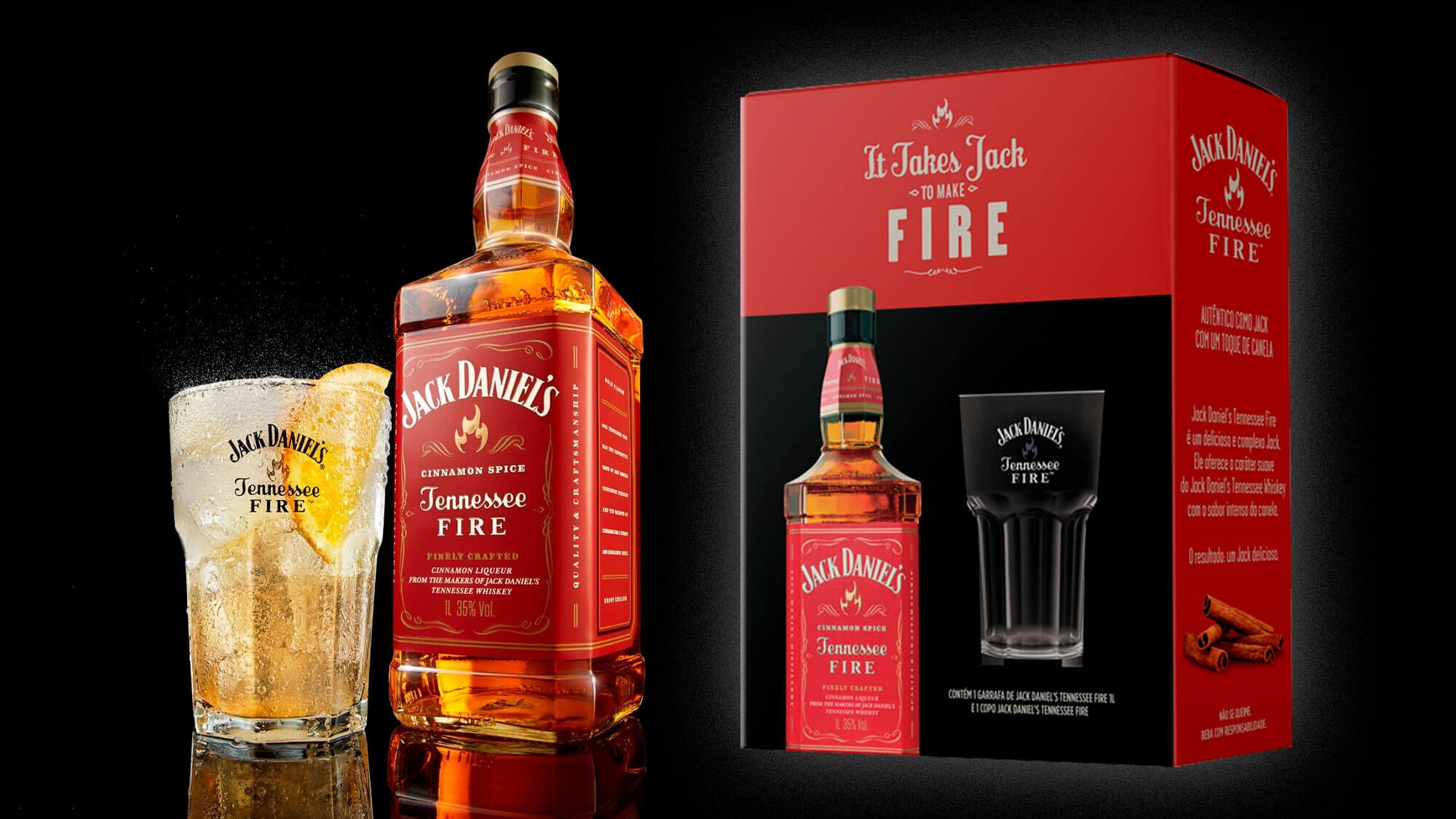 Jack Daniel’s retoma pack especial de Jack Fire em todo o Brasil