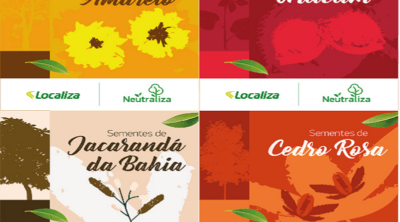 Localiza distribui sementes nativas brasileiras para incentivar clientes a zerar as emissões de suas viagens
