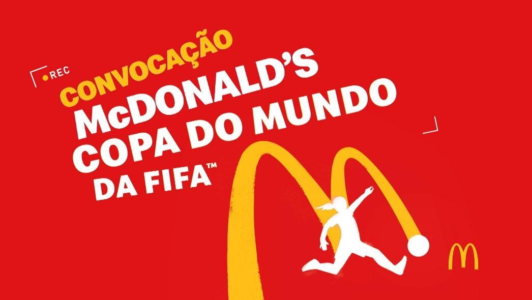 McDonald’s abre convocação para as crianças participarem da campanha da marca para a Copa do Mundo da FIFA