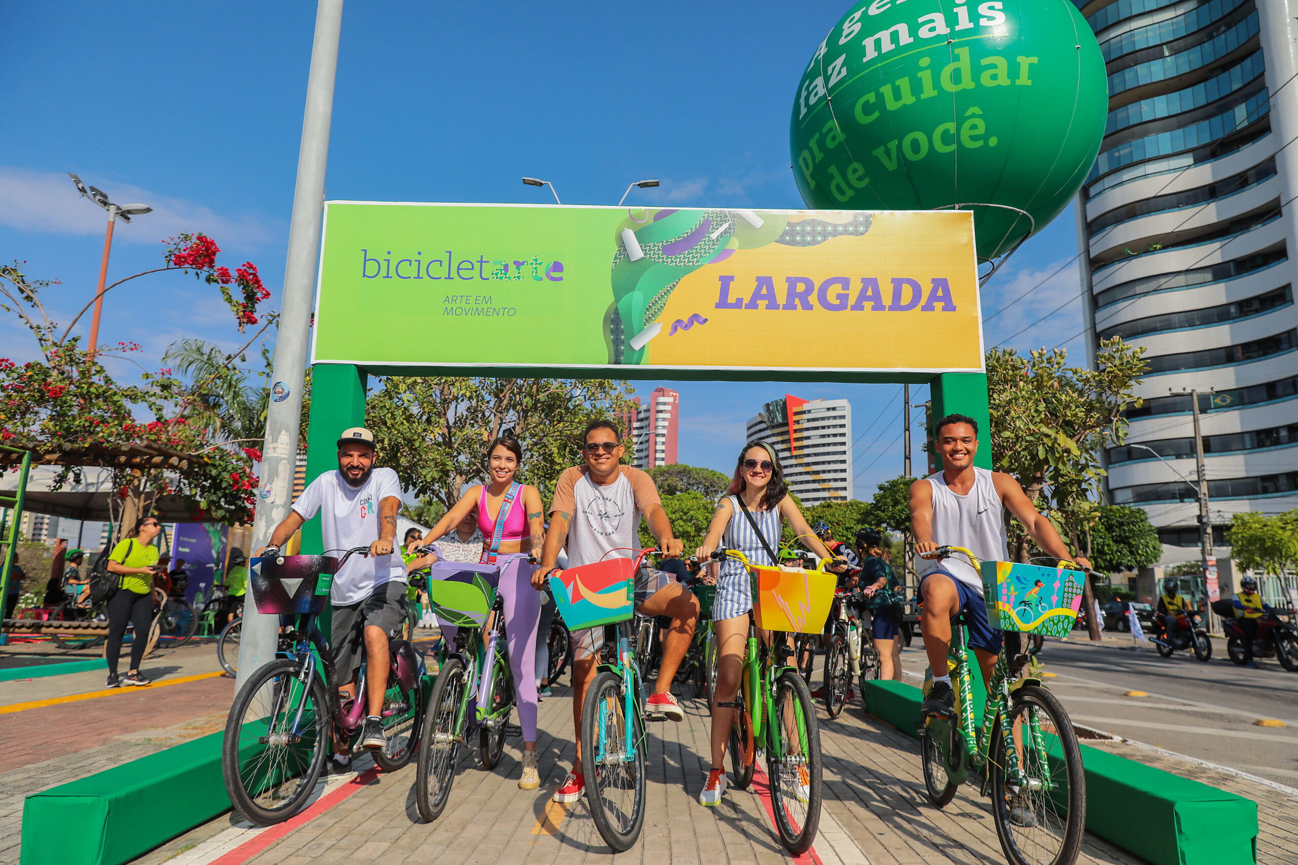 Instituto Unimed Fortaleza realiza primeiro passeio ciclístico cultural aberto ao público