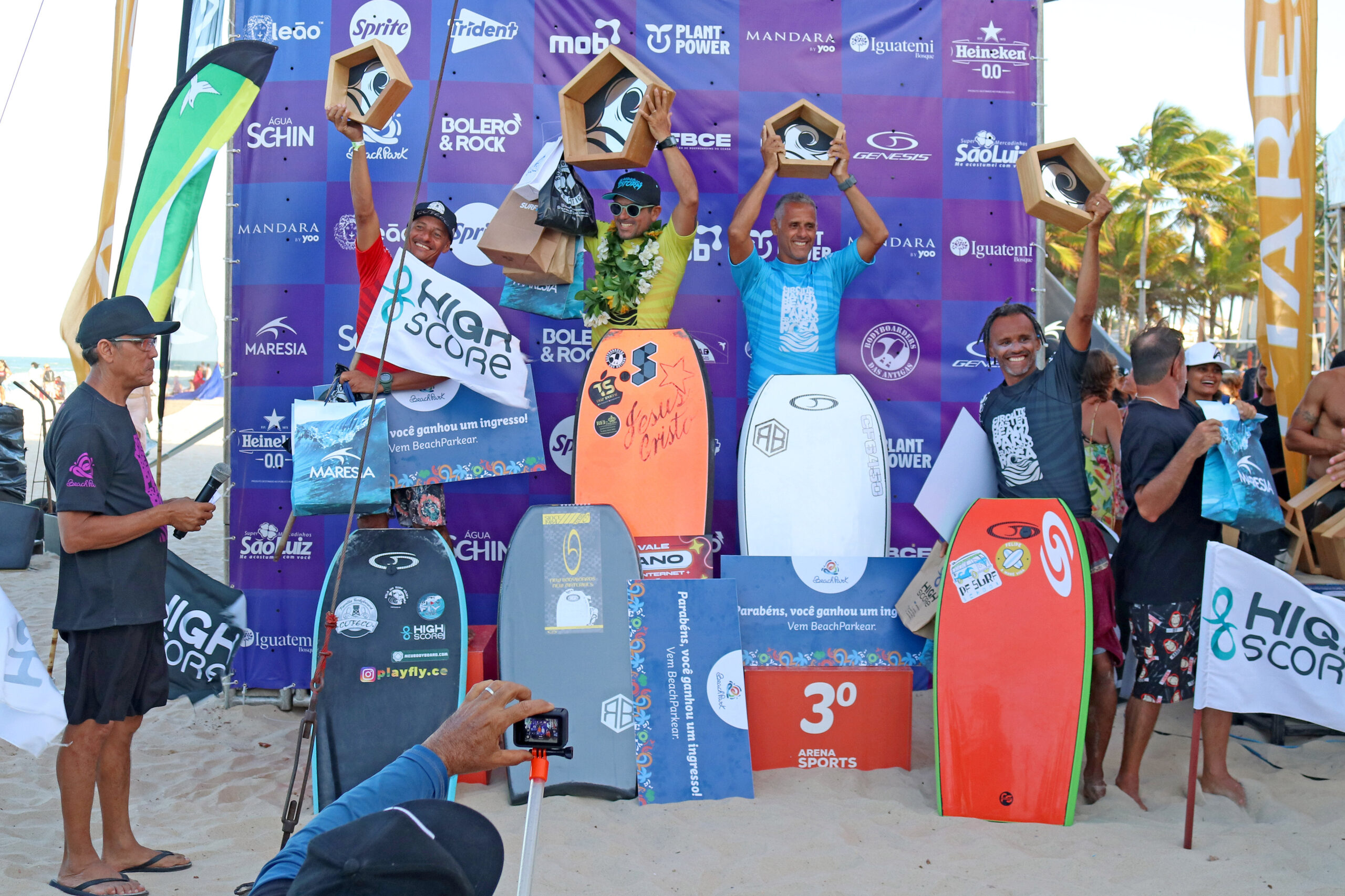 Circuito Master Beach Park Francisco Rosa de Bodyboarding conhece campeões da 2ª etapa