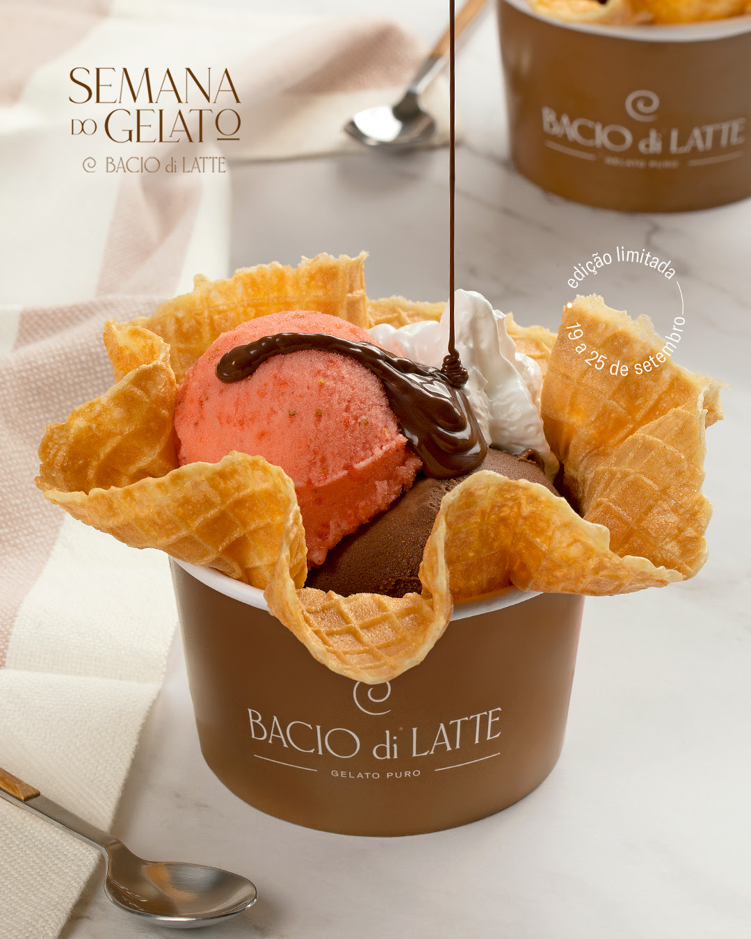 Bacio di Latte cria a “Semana do Gelato” em comemoração ao Dia do Sorvete