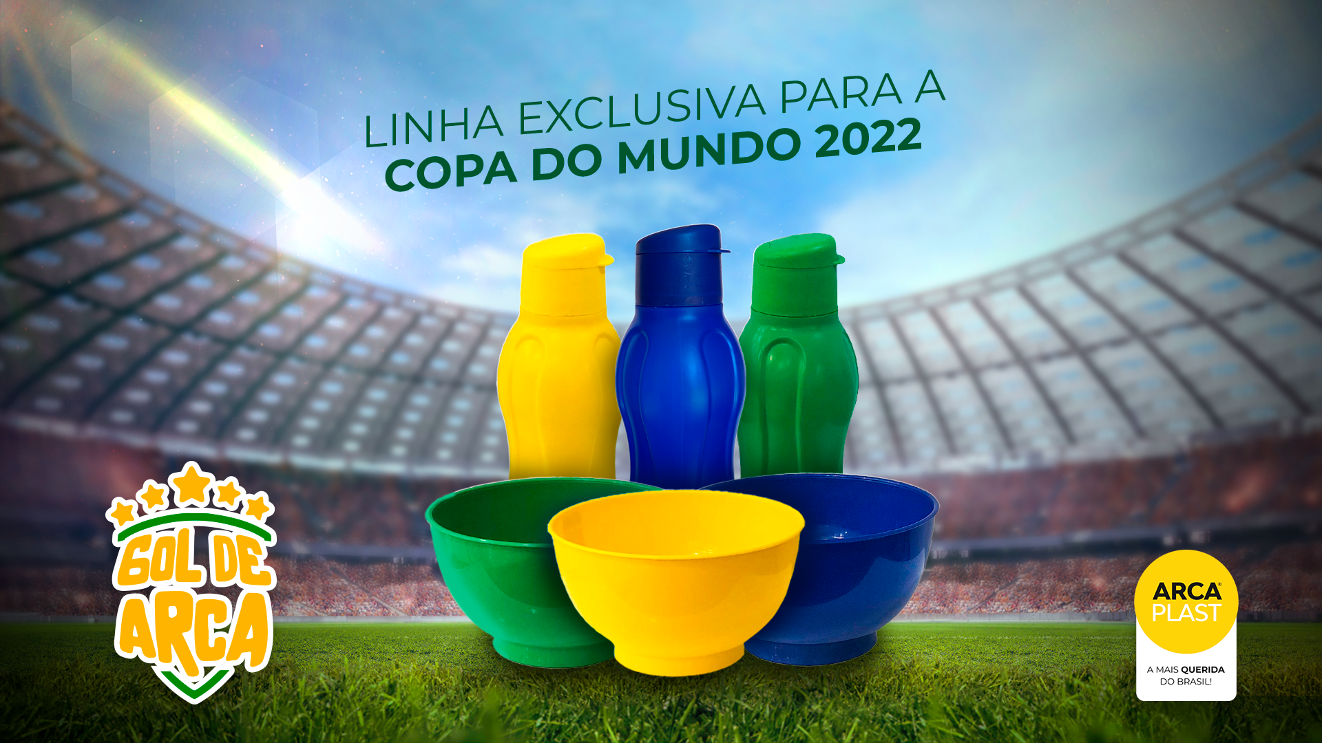 Arca Plast lança coleção limitada para a Copa do Mundo