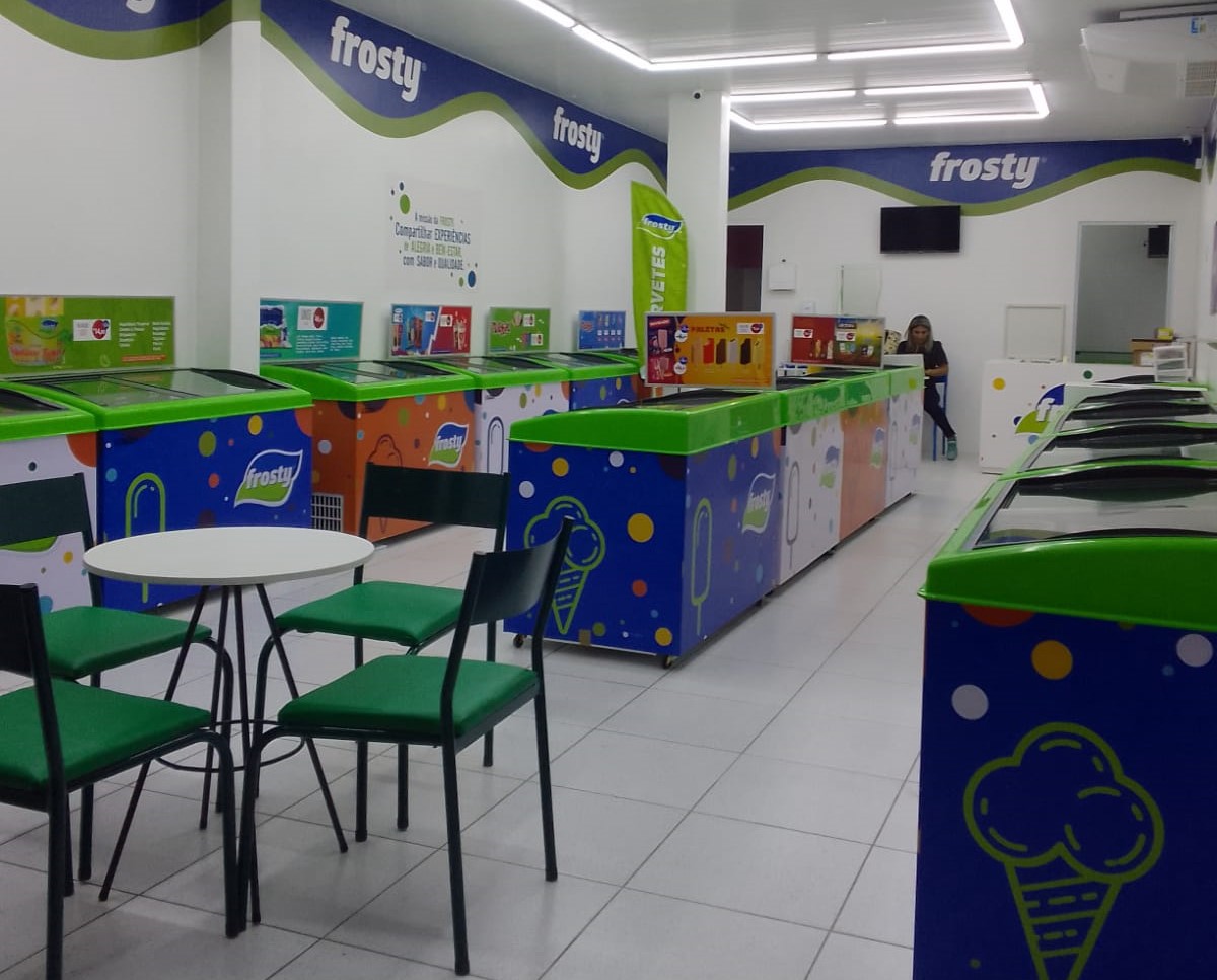 Sorvetes Frosty inaugurou sua 40ª unidade