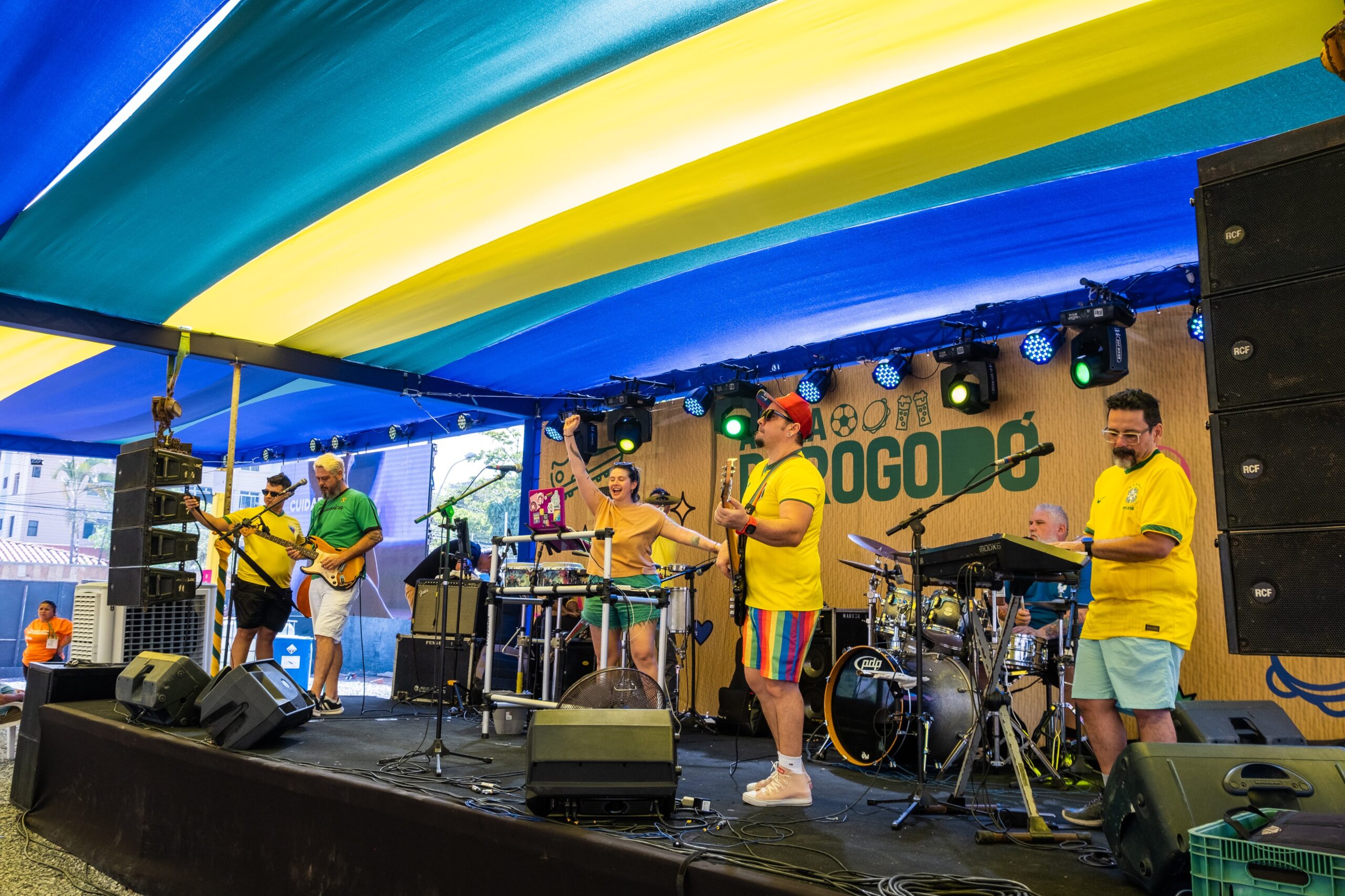 Segunda edição da Arena Borogodó traz Negalu, Piracema, Karollzinha e outros artistas durante jogo do Brasil