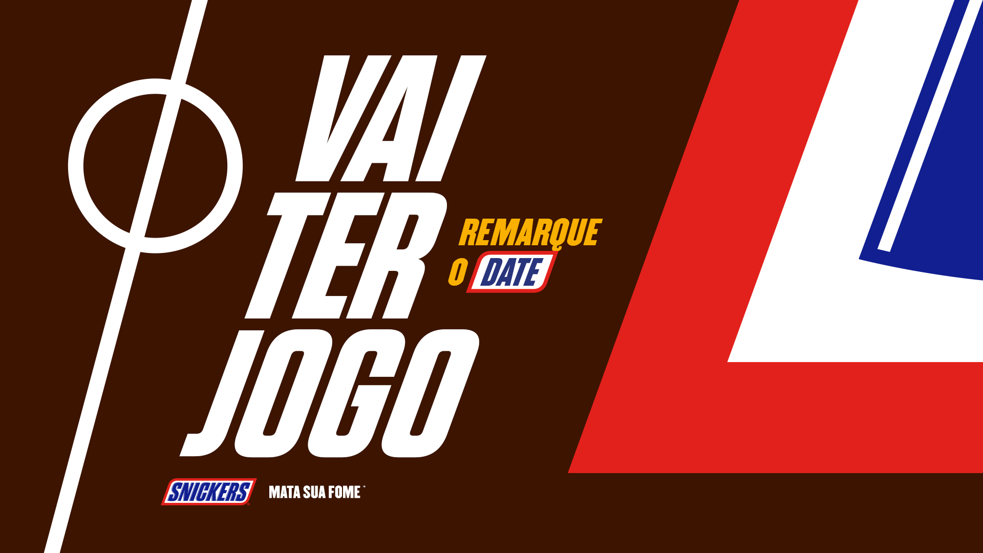 SNICKERS®️ entra em aquecimento e lança campanha “Vai Ter Jogo”