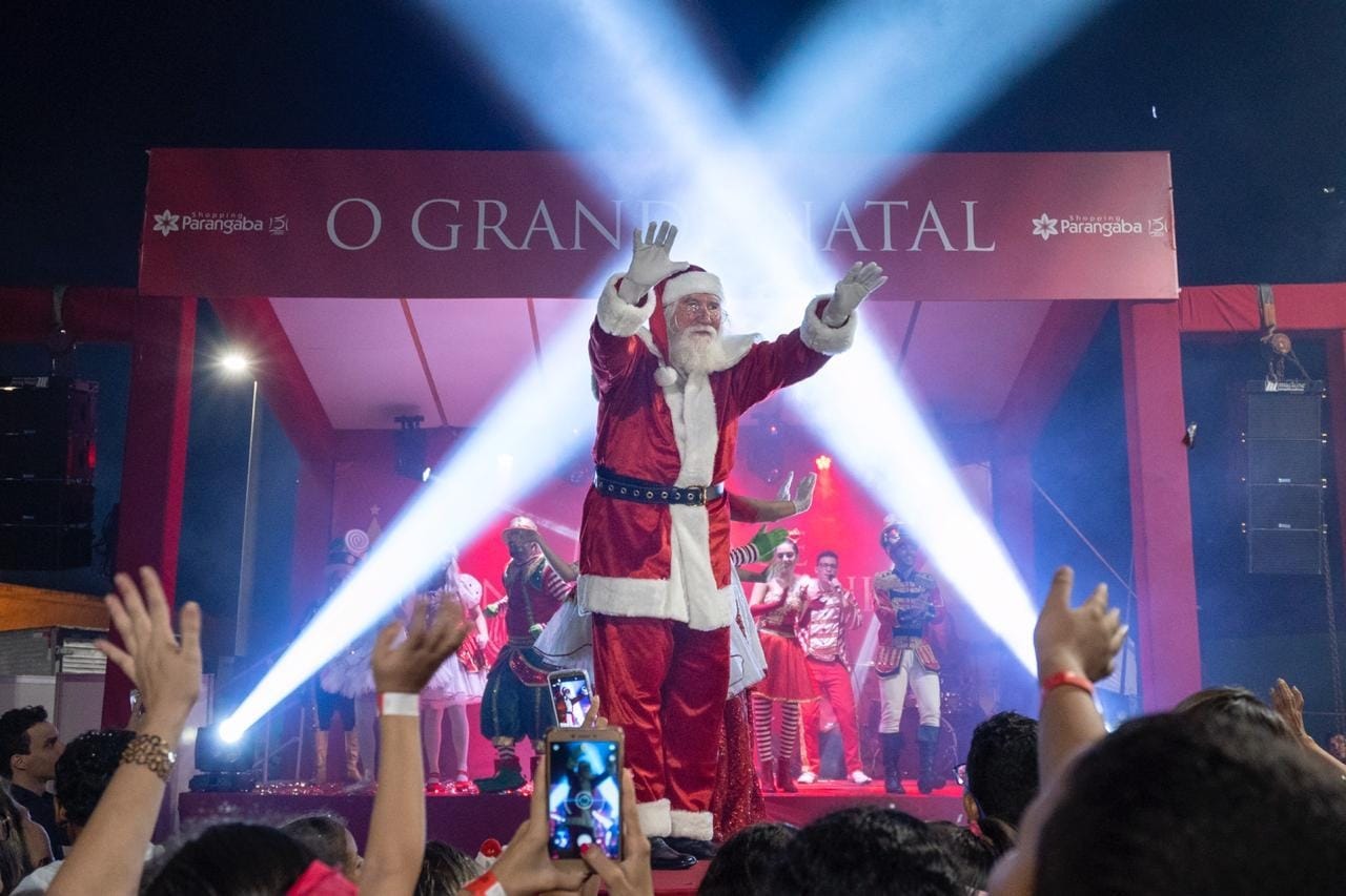 Chegada do Papai Noel no Shopping Parangaba acontece neste sábado (12)