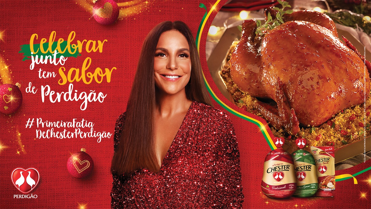 Perdigão convida público a decidir para quem Ivete Sangalo dará a primeira fatia de Chester no Natal