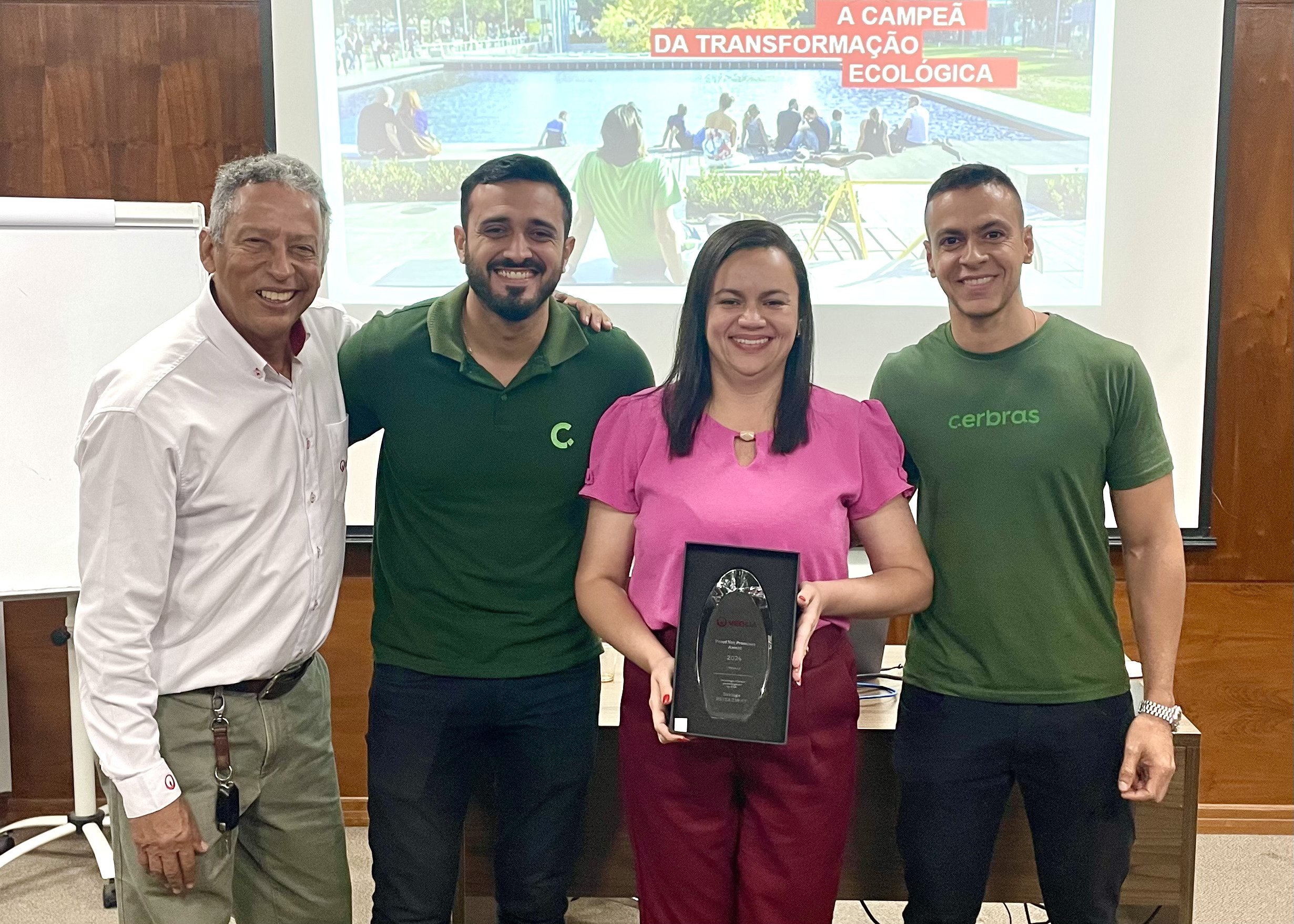 Cerbras recebe Prêmio Proof Not Promises por excelência em gestão ambiental