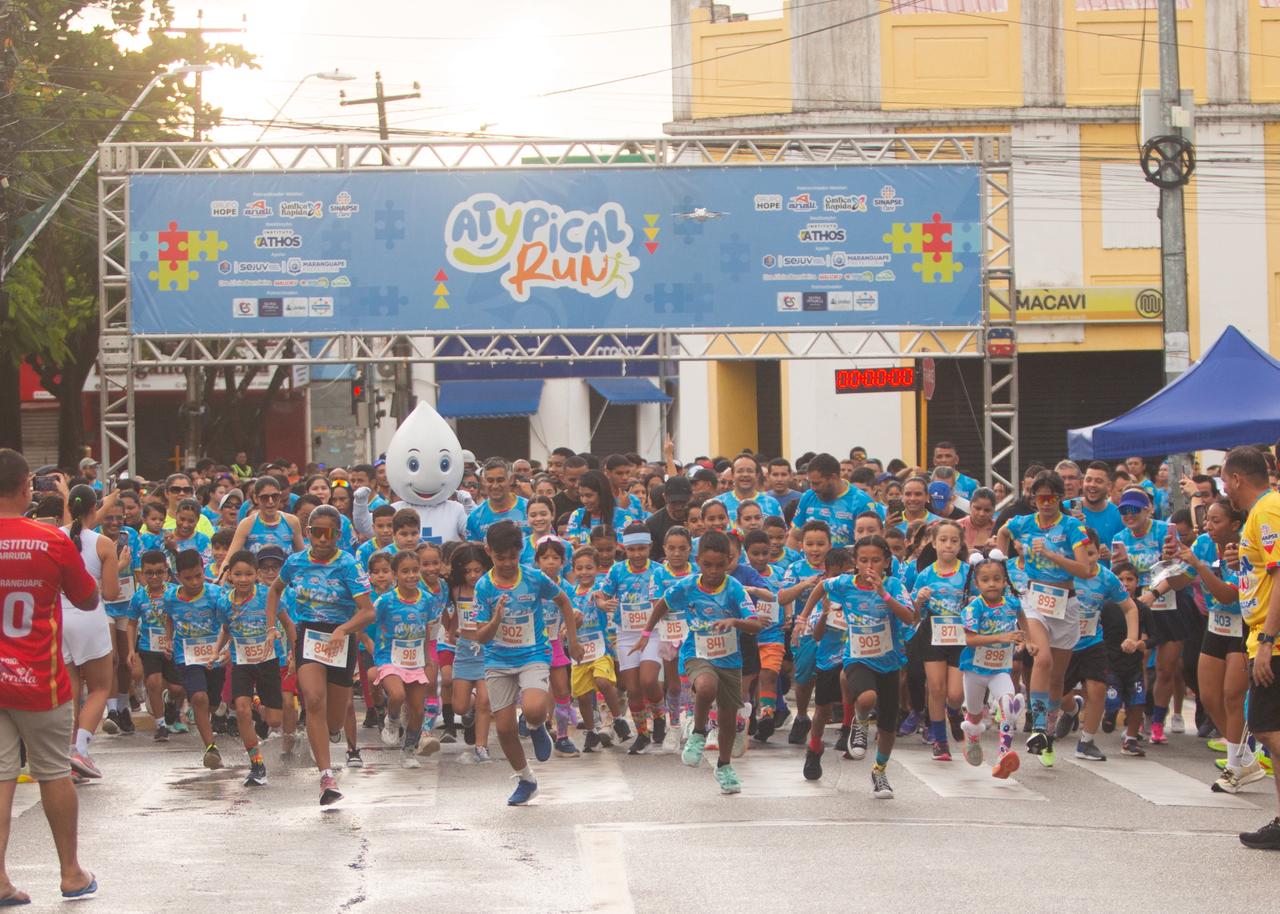 Atypical Run: corrida inclusiva reúne mais de 800 participantes e reforça agenda do Abril Azul em Maranguape
