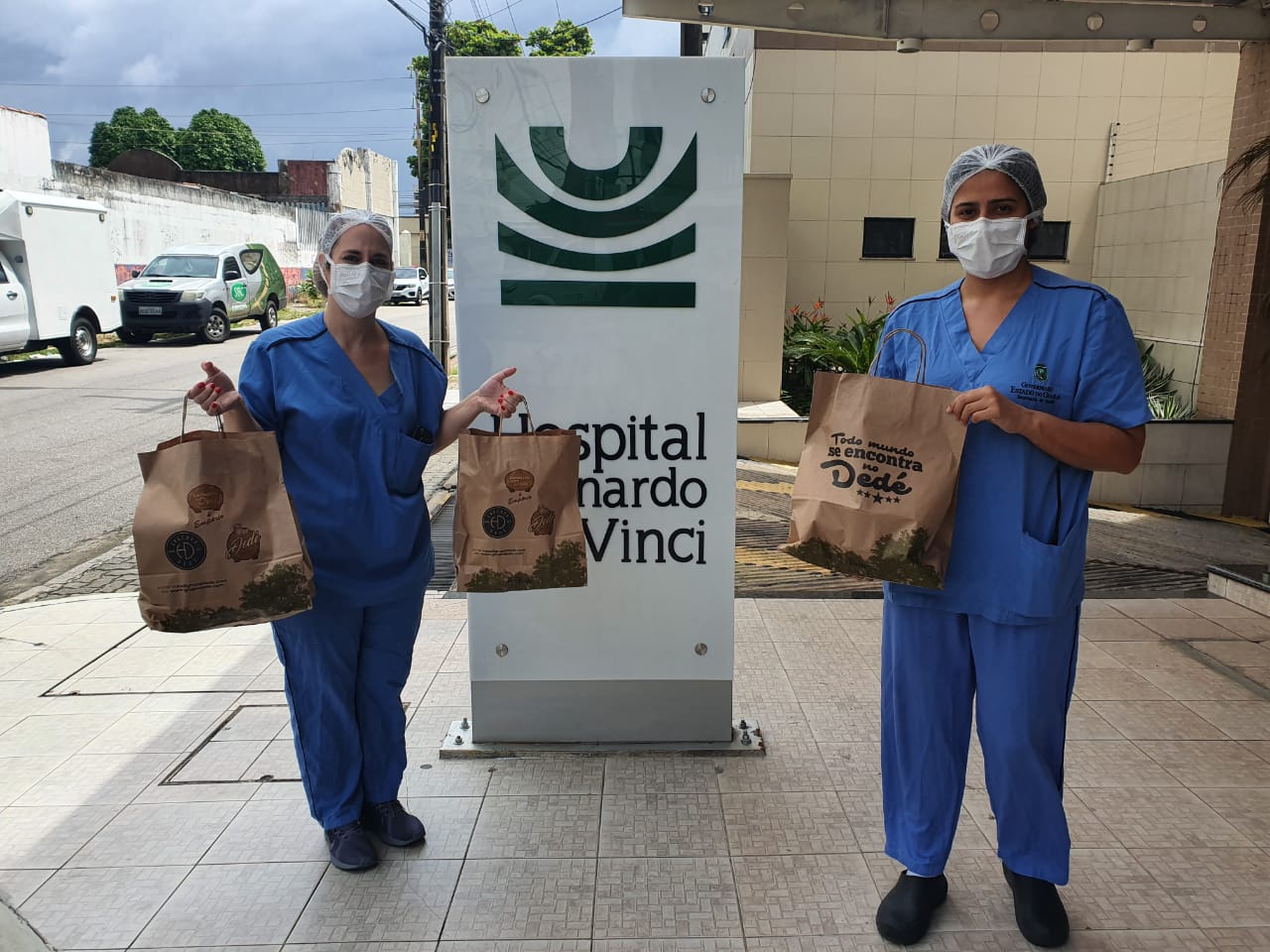 Engenho Dedé Fortaleza envia almoço de Dia das Mães para profissionais do Hospital Leonardo da Vinci