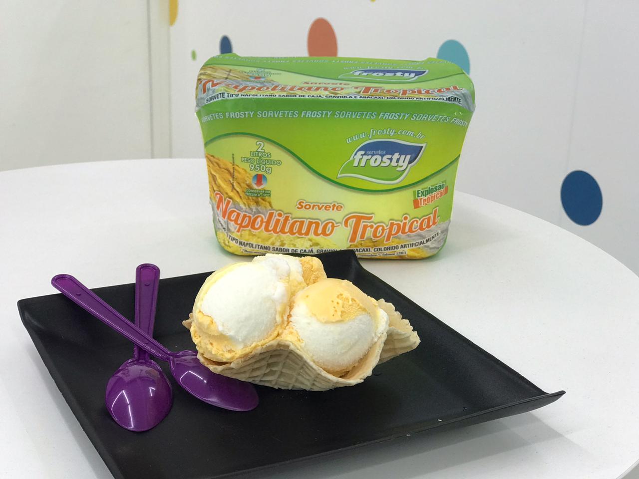 Napolitano Tropical é o novo sabor da Frosty