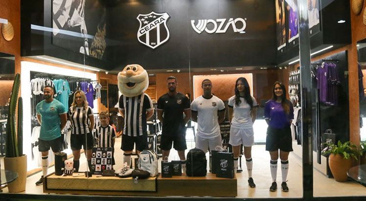 Marca exclusiva do Ceará Sporting Club, loja Vozão chegará ao Grand Shopping