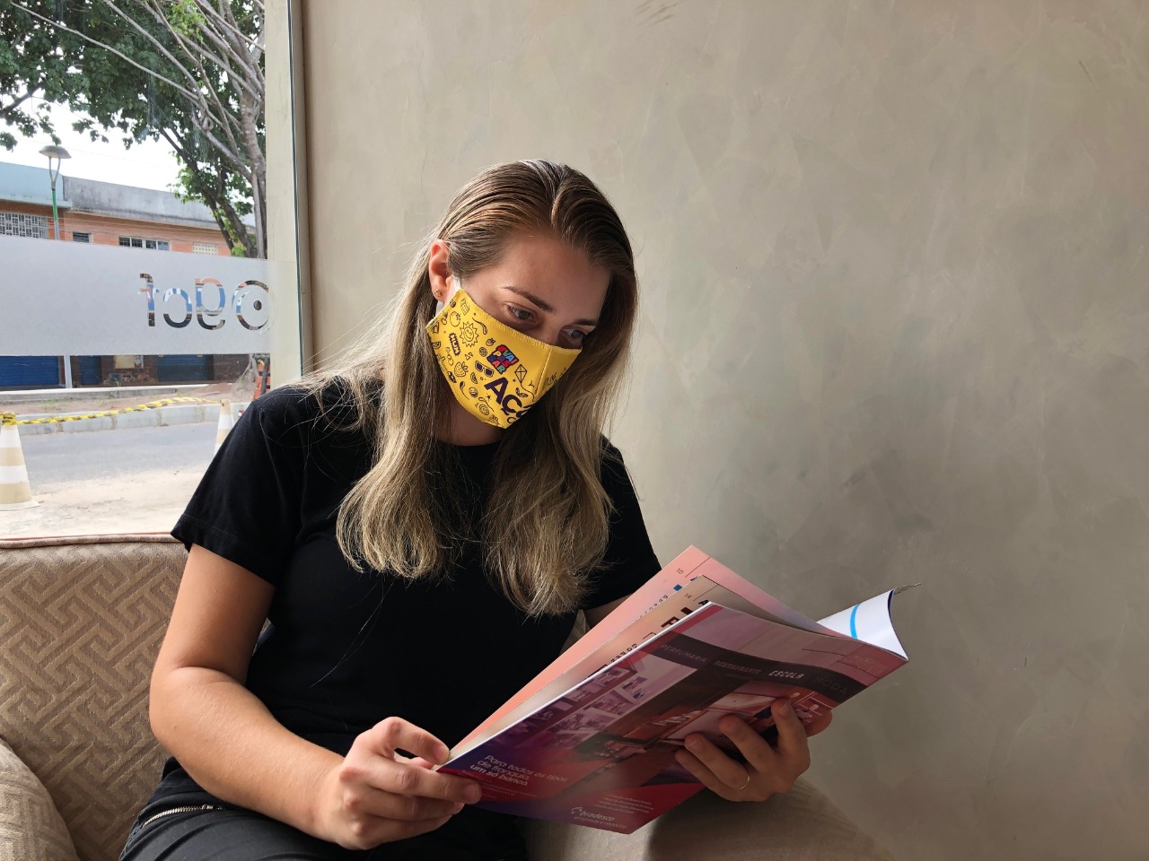 Açaí Concept lança campanha com máscaras personalizadas