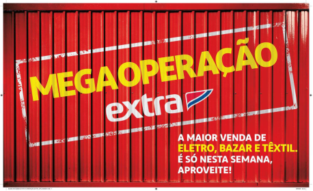 Megaoperação do Extra tem ofertas em Eletro, Moda e Bazar e condições de pagamento especiais