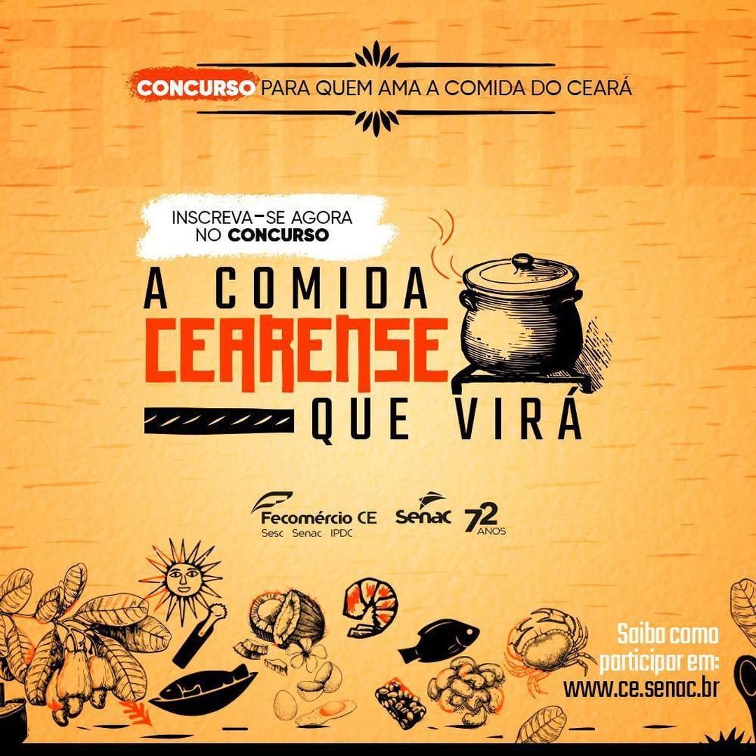 Senac Ceará lança concurso de gastronomia com foco na comida cearense